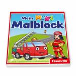 Malblock Mini Feuerwehr 10x10,5cm