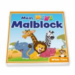 Malblock Mini Wilde Tiere 10x10,5cm