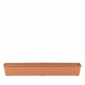 Blumenkasten Agro rechteckig Kunststoff terracotta 600x180x140mm