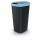 Mülleimer Compacta Q 25L Kunststoff schwarz/blau 296x264x526mm