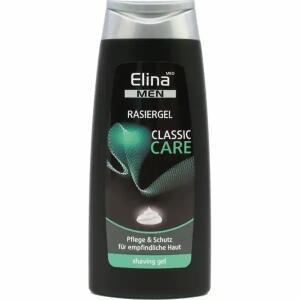 Rasiergel Elina Men Classic Care Pflege und Schutz für empfindliche Haut 200ml Flasche