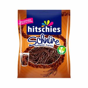 hitschler hitschies Fruchtgummi Schnüre Cola Vegan braun 125g Beutel