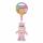 NICI Schlüsselanhänger Glücksbärchis Lieb-mich-Bärchi pink 10cm