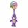 NICI Schlüsselanhänger Glücksbärchis Harmoniebärchi lila 10cm