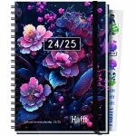 Häfft Schülerkalender 24/25 Premium Dark Bloom...