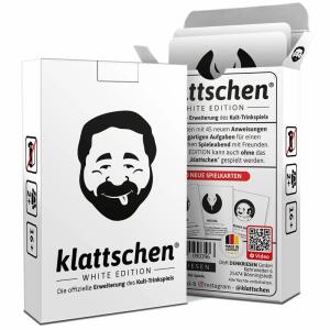 DENKRIESEN Kartenspiel klattschen WHITE EDITION Die offizielle Erweiterung des Kult-Trinkspiels