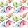 JET PAPIER Servietten Farfalle Felici multicolor 33x33cm 20 Stück
