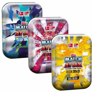 Sammelkarten Match Attax Bundesliga 2024 / 2025 Booster Tin 3fach sortiert