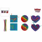 Fidget Toy Fingerprint Maze Silikon 12,5cm 6fach sortiert