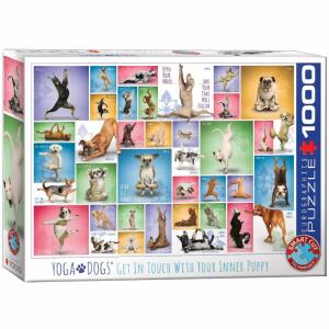 Puzzle Yoga Hunde 1000 Teile