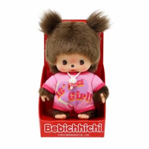Monchhichi Plüschfigur Bebichhichi Romper Its a Girl 15cm