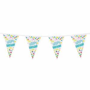 Boland Wimpelkette Happy Birthday aus Kunststoff