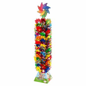 Windmühle Mix auf Kunststoffstab Ø20cmx45cm sortiert