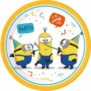 Pappteller Minions Rise Of Gru Ø23cm 8 Stück