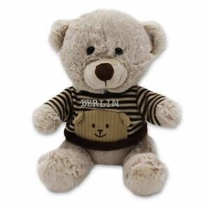 Muddastadt Plüsch Berlin Bär mit Pulli Teddykopf 20cm