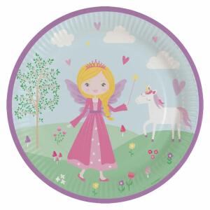 amscan Pappteller Princess Ø23cm 8 Stück