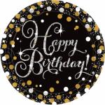 amscan Pappteller Happy Birthday Sparkling...
