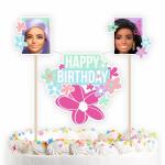amscan Kuchendeko Barbie Sweet Life Birthday 26x15cm