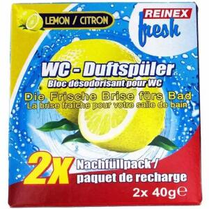 Reinex WC-Duftspüler FRESH Lemon flüssig 3x55ml 3 Stück Blister