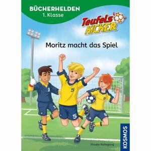 Kinderbuch Teufelskicker Moritz macht das Spiel Bücherhelden 1.Klasse
