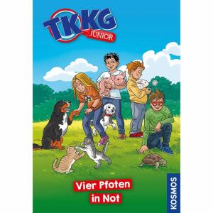Kinderbuch TKKG Junior Band 17 Vier Pfoten in Not