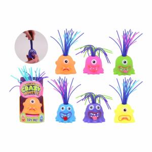 Figur Screaming Crazy Monster mehrfarbig 8x8x13cm 6fach sortiert