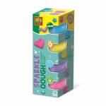 SES CREATIVE Glitzer-Knete Feel good sparkle 4x90g