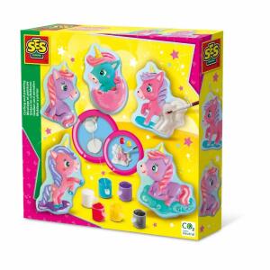 SES CREATIVE Gips- und Malset Baby-Einhörner