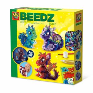 SES CREATIVE Bügelperlen-Set Drachen 1200 Stück