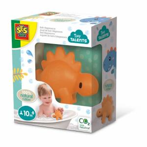 SES CREATIVE Badespielzeug Dinosaurier Stegosaurus orange 12cm Naturkautschuk