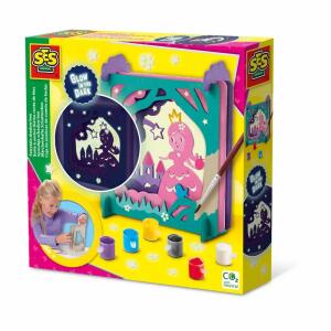SES CREATIVE Bastelset Märchenhafte Schattenbox glow in the dark