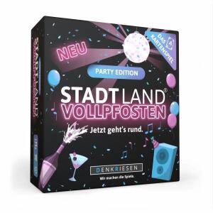 DENKRIESEN Kartenspiel STADT LAND VOLLPFOSTEN Party-Edition