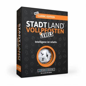 DENKRIESEN Kartenspiel STADT LAND VOLLPFOSTEN Levels Classic Edition