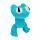 Plüsch Rainbow Friends Cyan 20cm