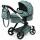 Kombi-Puppenwagen Xeo grün für Puppen bis 46cm