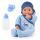 Funktionspuppe Hello Baby blau 46cm Weichkörper