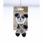Katzenspielzeug Plüschbär schwarz/weiß...
