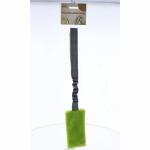 Hundespielzeug Plüschpad mit Schlaufe grün 47cm
