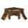 Nagerzubehör Nagerhaus mit 2 Rampen natur 29x18x18cm