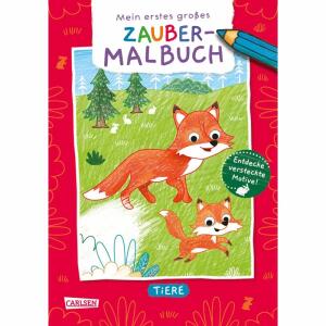 CARLSEN Malbuch Mein erstes großes Zauber-Malbuch Tiere
