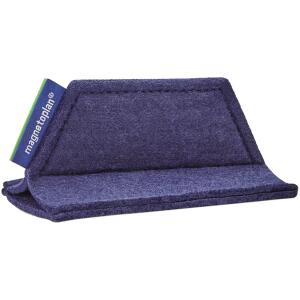 magnetoplan Tafellöscher magnetoWipe ecoAware blau 10,5x6x5,2cm recycelter Filz mit Magneten