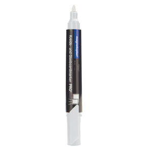 magnetoplan Kreide- und Glasboardmarker Pro+ weiß Strichstärke 1,5-3mm 4 Stück Rundspitze