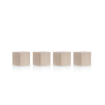magnetoplan Design Magnets Wood Series Cube 20x20x20mm 4...