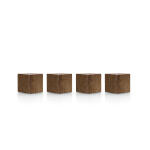 magnetoplan Design Magnets Wood Series Cube 20x20x20mm 4...