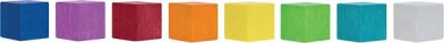 magnetoplan Design Magnets Wood Series Cube 8 Farben 20x20x20mm 8 Stück Haftkraft 4kg