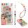 Depesche TOPModel Bastel Set DIY Handyanhänger 2x9,5x17,5cm Buchstabenperlen