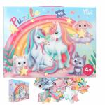 Depesche Ylvi Puzzle Einhorn 58x40cm 50 Teile Box mit...