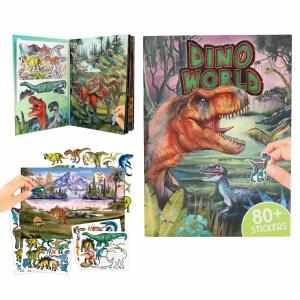 DEPESCHE DINO World Stickerbuch mit Puffy Stickern 1x18x24,5cm