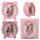 Depesche TOPModel Wecker Öhrchen FLORAL rosa 4x10x11,1cm