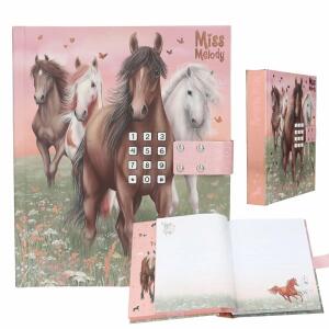 Depesche Miss Melody Tagebuch mit Code und Sound Motiv 1 3,5x15x18cm
